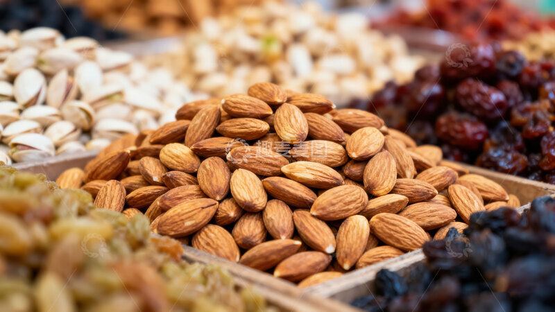 高清大图下载【趣麦麦图】杏仁  美白  健康 