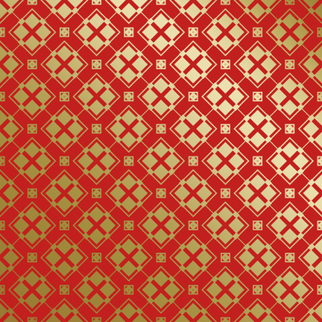 红金中式喜庆花纹背景290