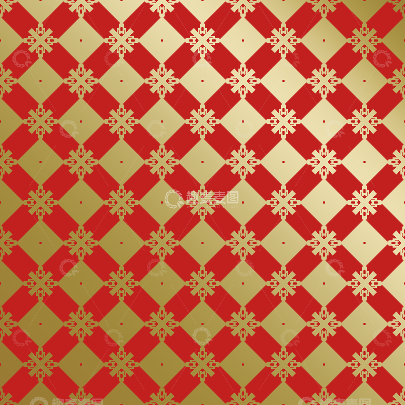 源文件下载【趣麦麦图】红金中式喜庆花纹背景299