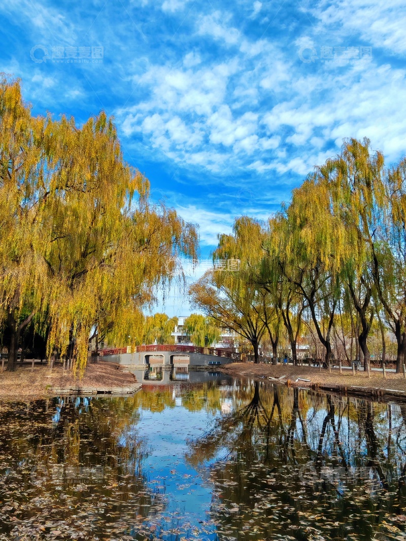 高清大图下载【趣麦麦图】秋日湖畔风景摄影