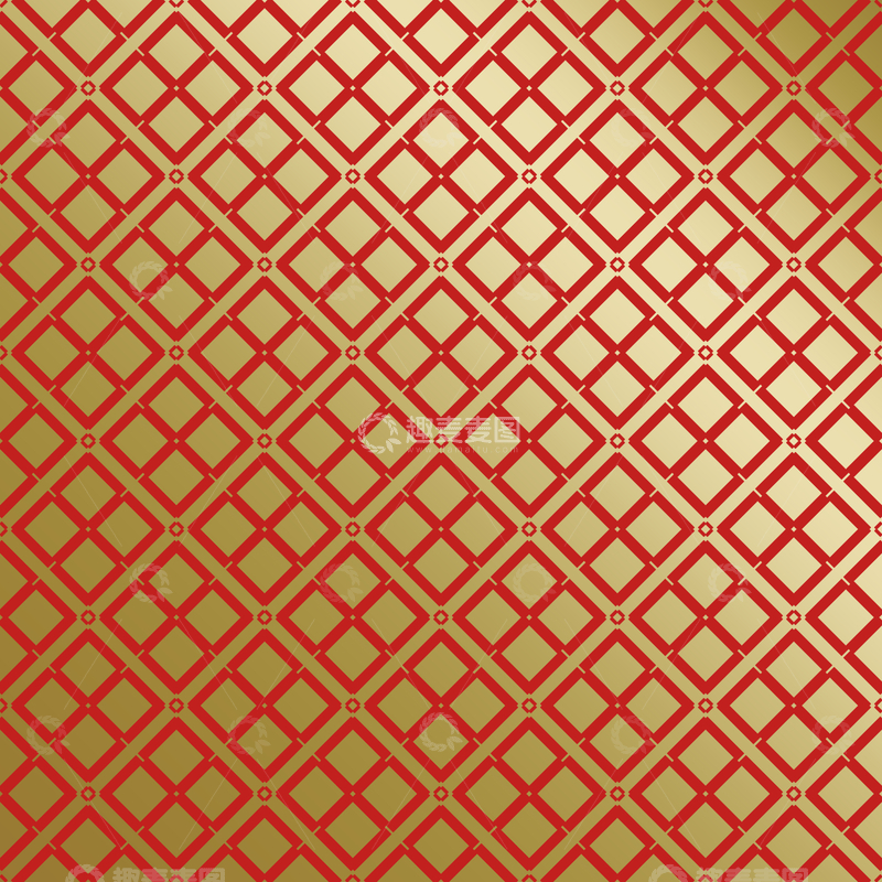 源文件下载【趣麦麦图】-红金中式喜庆花纹背景279