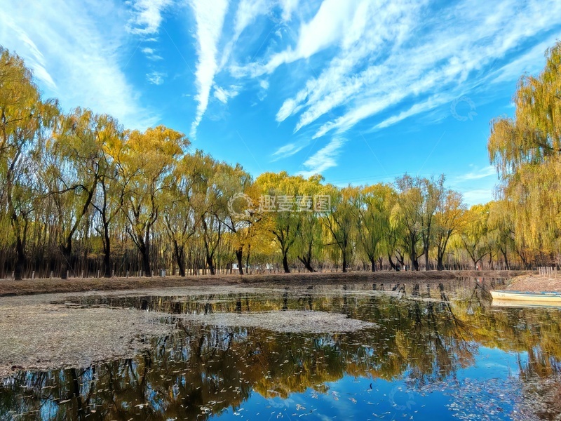 高清大图下载【趣麦麦图】秋日湖畔风光摄影5