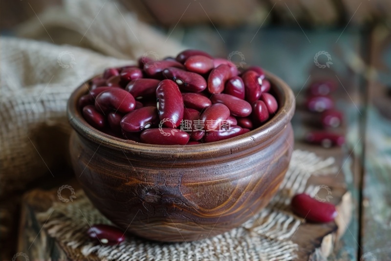 高清大图下载【趣麦麦图】一碗红豆特写摄影