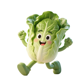 卡通蔬菜拟人化形象设计素材