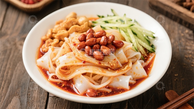 高清大图下载【趣麦麦图】中式凉皮美食摄影