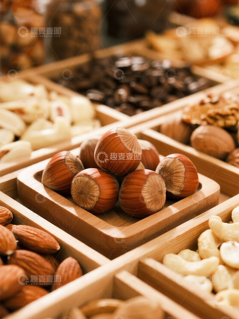 高清大图下载【趣麦麦图】榛子  圆润  润燥  