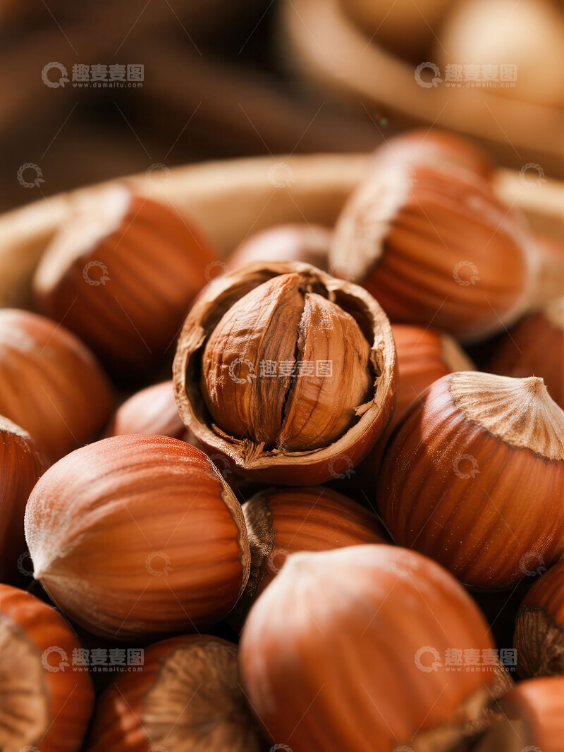 高清大图下载【趣麦麦图】榛子  圆润  强骨  