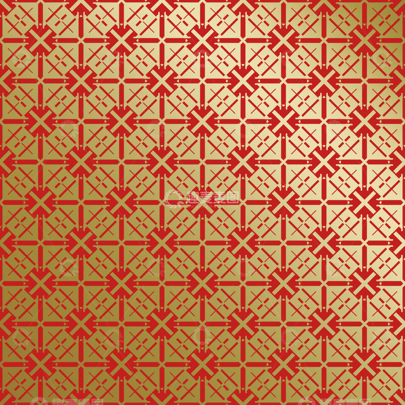 源文件下载【趣麦麦图】红金中式喜庆花纹背景312