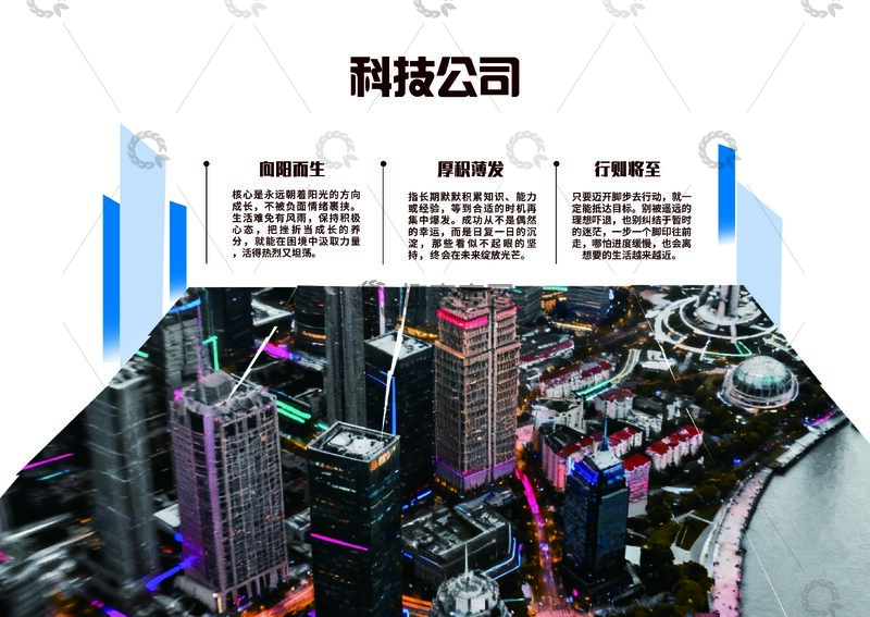 源文件下载【趣麦麦图】科技城市夜景海报设计素材