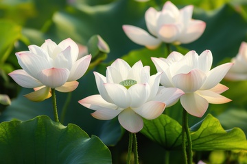 盛开的一池荷花