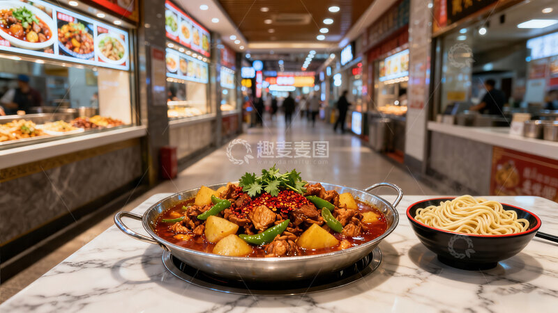 高清大图下载【趣麦麦图】大盘鸡  土鸡  新疆