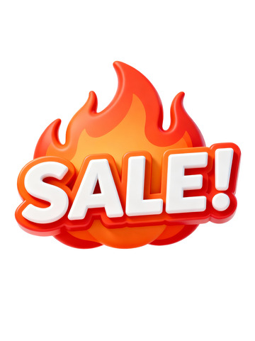 火焰风SALE促销广告图片
