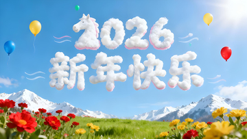 2026新年快乐海报