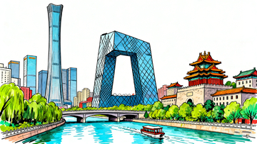 北京城市插画