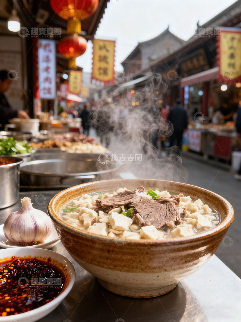 高清大图下载【趣麦麦图】泡馍  绵密  沁爽  