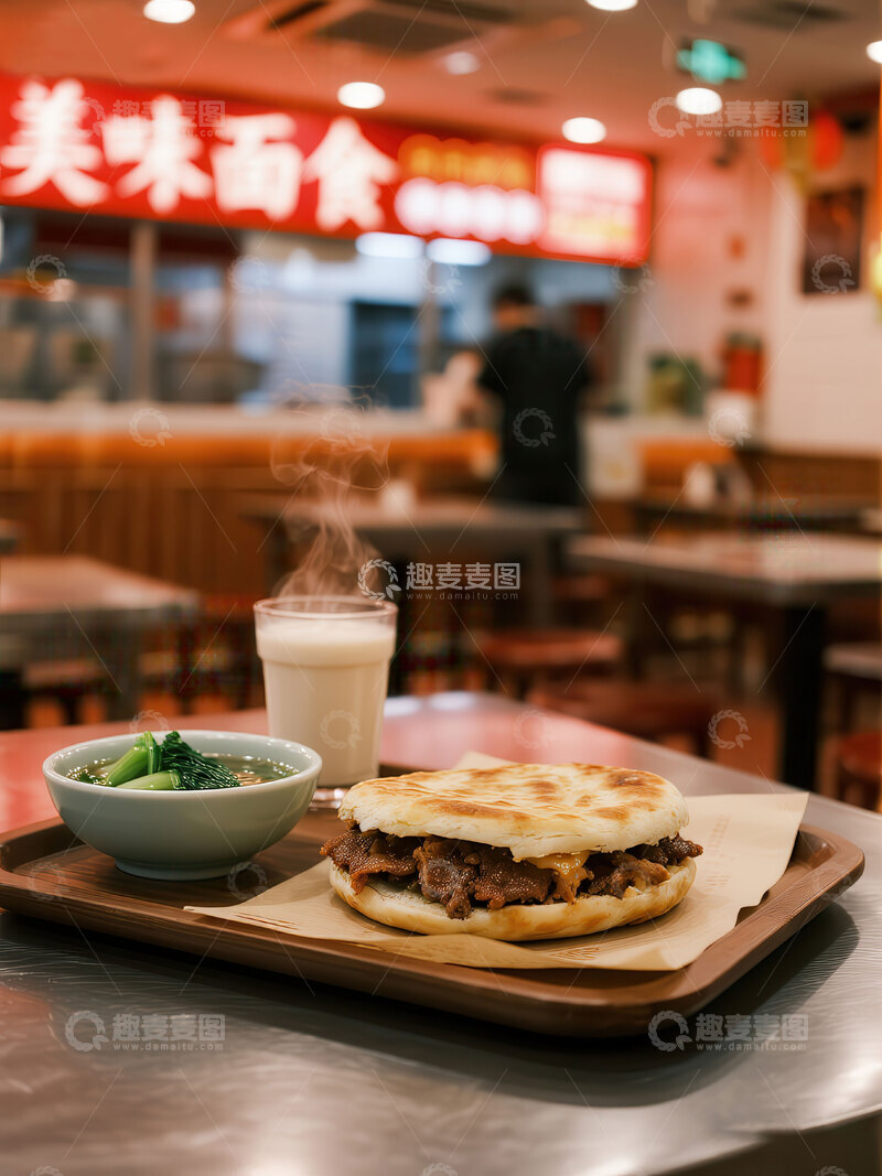 高清大图下载【趣麦麦图】夹馍  酥脆  油润 