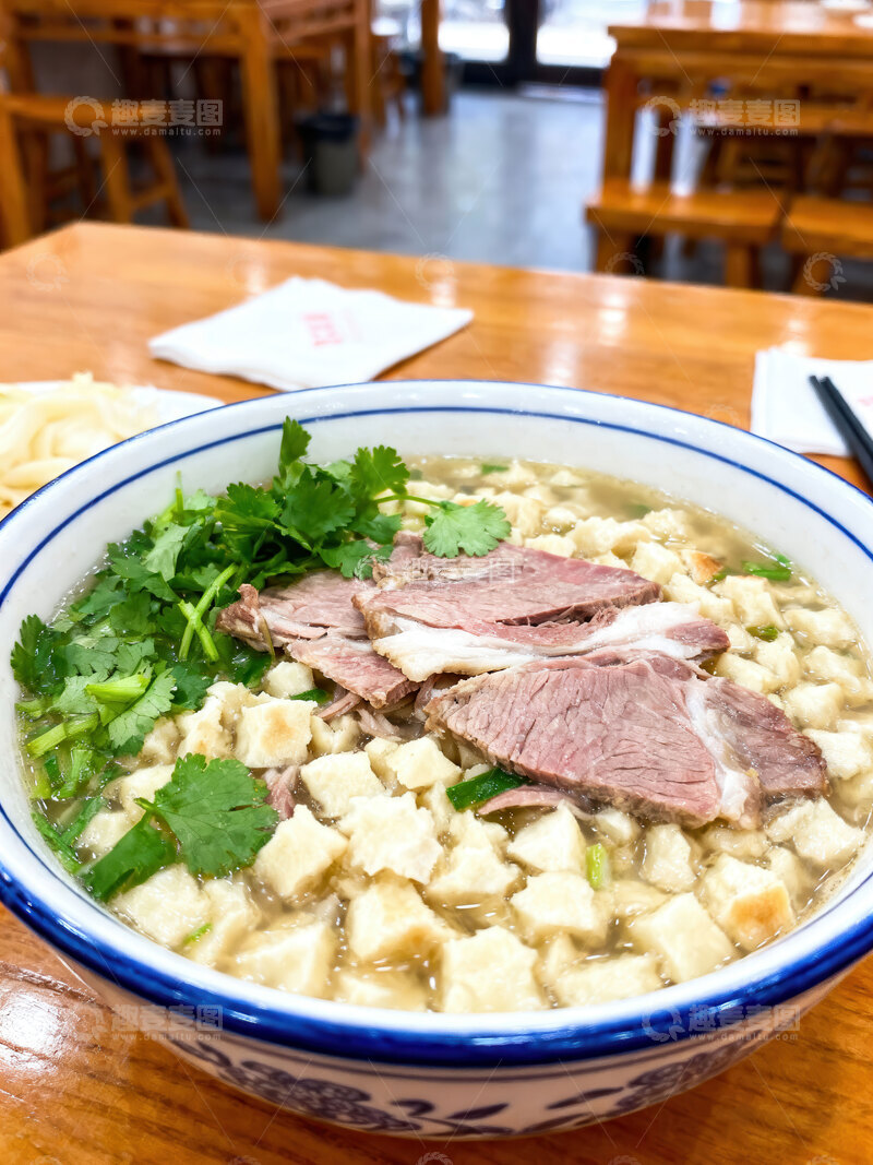 高清大图下载【趣麦麦图】泡馍  绵密  回甘 