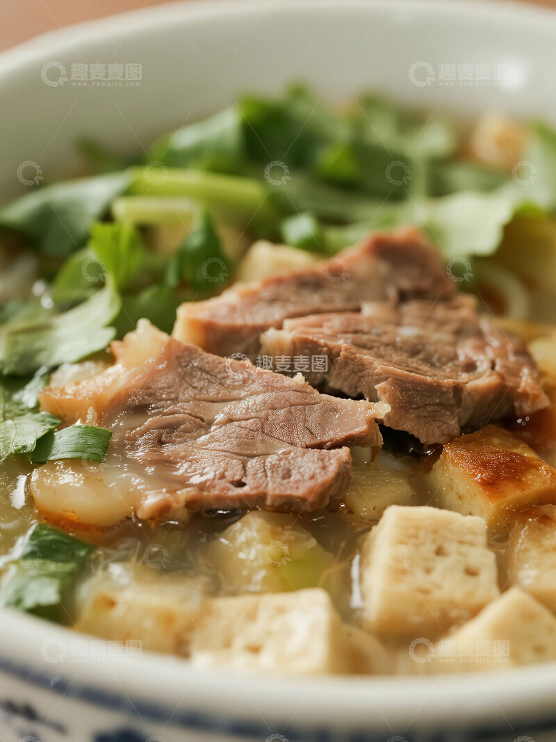 高清大图下载【趣麦麦图】泡馍  绵密  消暑 