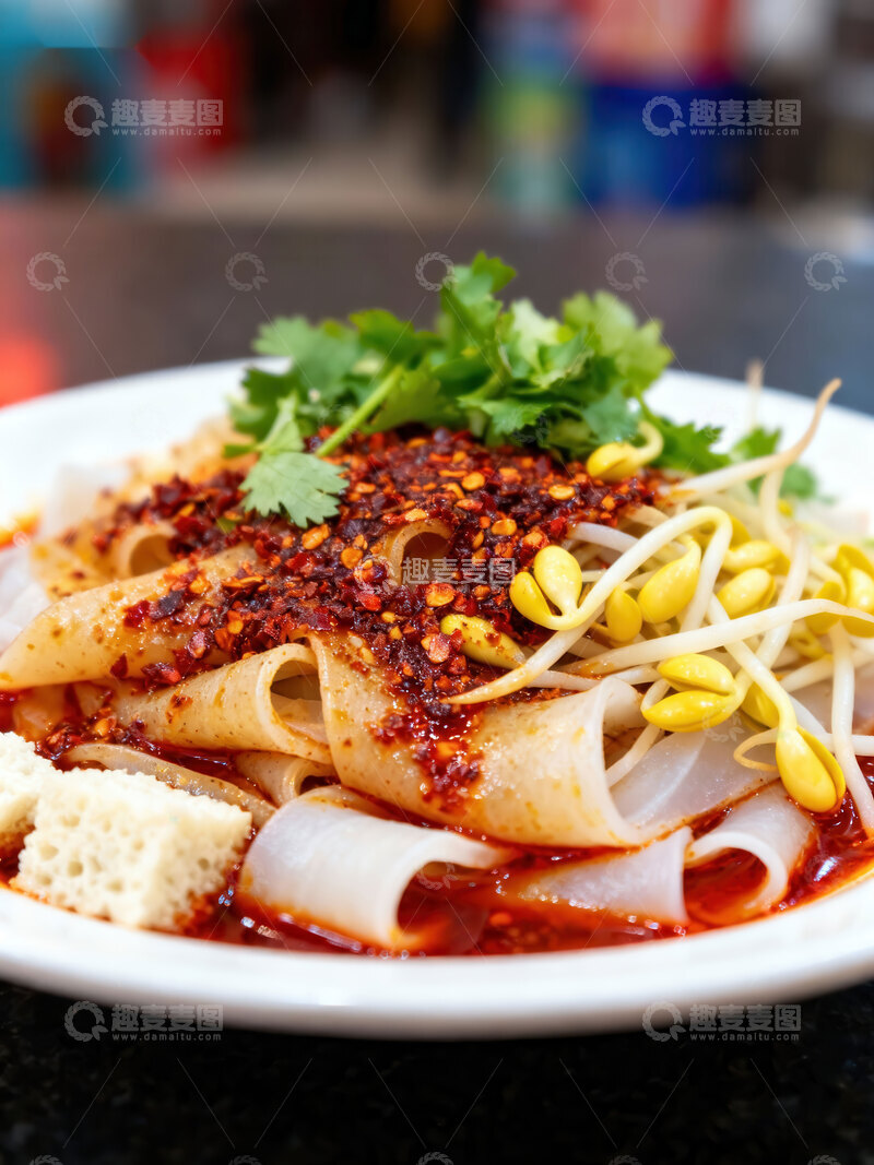 高清大图下载【趣麦麦图】凉皮  透亮  开胃 