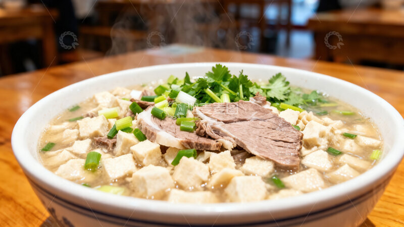 高清大图下载【趣麦麦图】泡馍  绵密  提神  