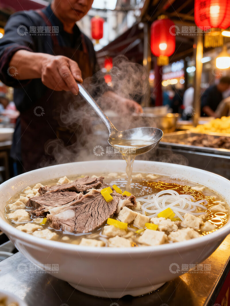 高清大图下载【趣麦麦图】泡馍  绵密  麦香 