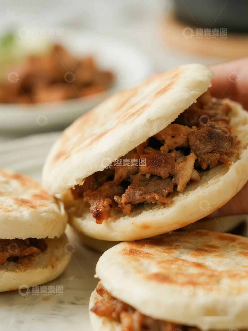 高清大图下载【趣麦麦图】夹馍  酥脆  顶饿