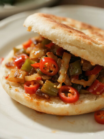 夹馍  生猛  油辣 