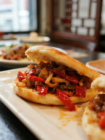 夹馍  生猛  咸香  