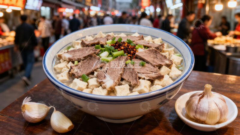 高清大图下载【趣麦麦图】泡馍  绵密  畅饮  