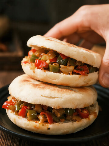 夹馍  生猛  开胃  