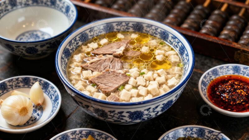 高清大图下载【趣麦麦图】泡馍  绵密  生活  