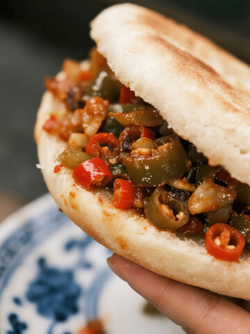 夹馍  生猛  下馍  