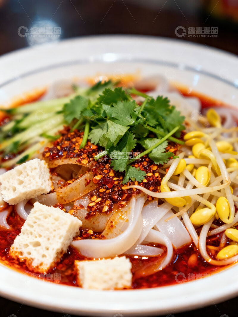 高清大图下载【趣麦麦图】凉皮  透亮  爽口 