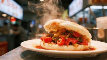 夹馍  生猛  爽快  