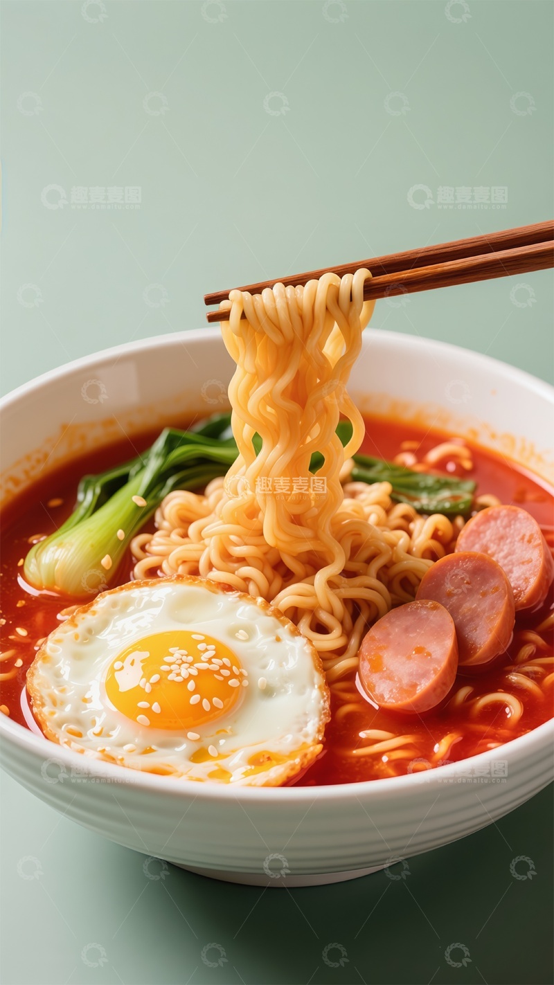 高清大图下载【趣麦麦图】拉面美食摄影图片