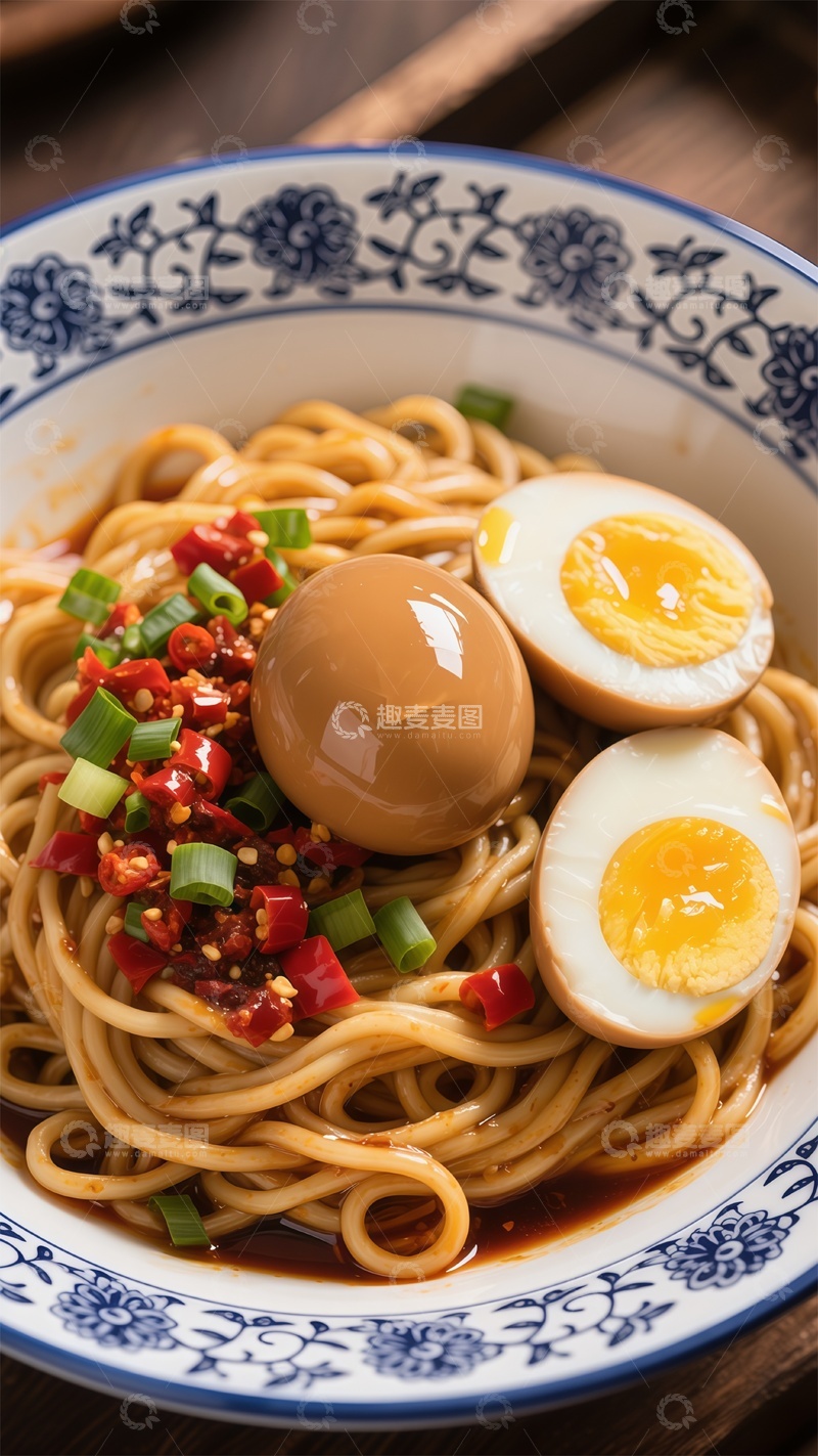 高清大图下载【趣麦麦图】中式卤面美食摄影图片