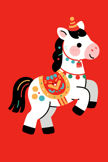 马年春节主题小马10