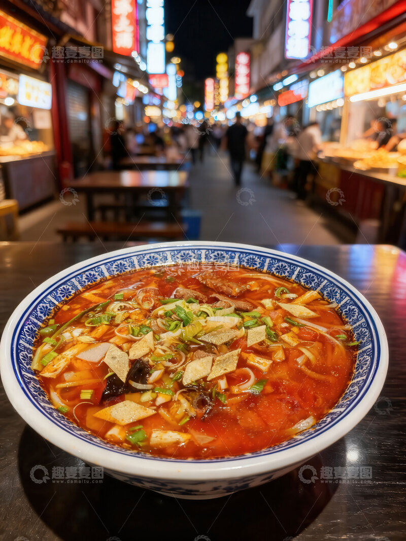 高清大图下载【趣麦麦图】面条  酸辣  暖身