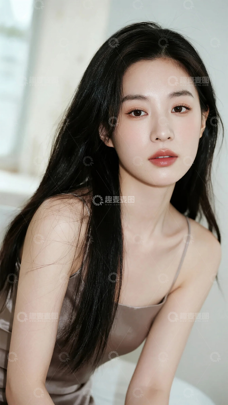 高清大图下载【趣麦麦图】简约优雅女性写真摄影图片