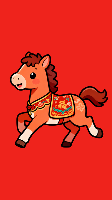马年春节主题小马13