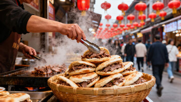 夹馍  酥脆  便捷