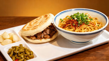 夹馍  酥脆  难忘