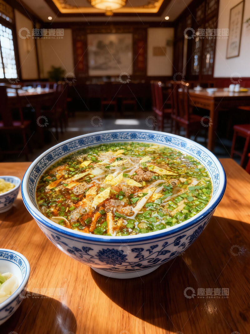 高清大图下载【趣麦麦图】面条  酸辣  民俗