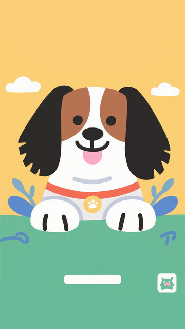 可爱卡通狗狗壁纸