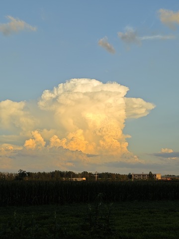 田野云彩风景摄影