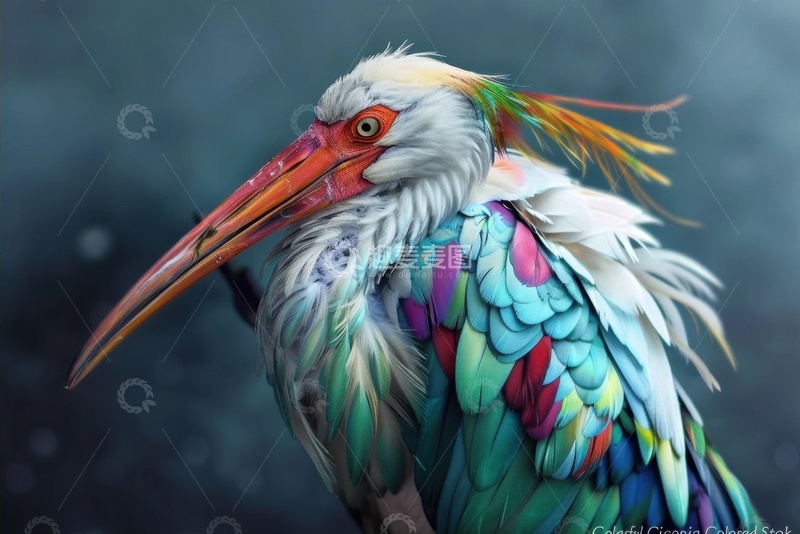 高清大图下载【趣麦麦图】一只老鹈鹕特写摄影