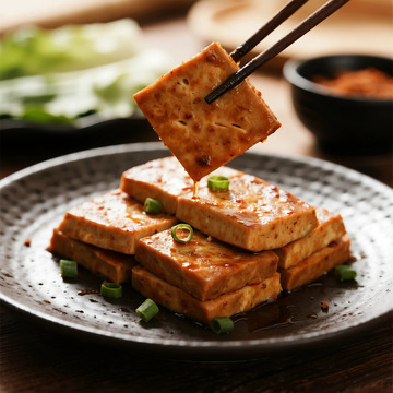 中式烧烤臭豆腐美食摄影