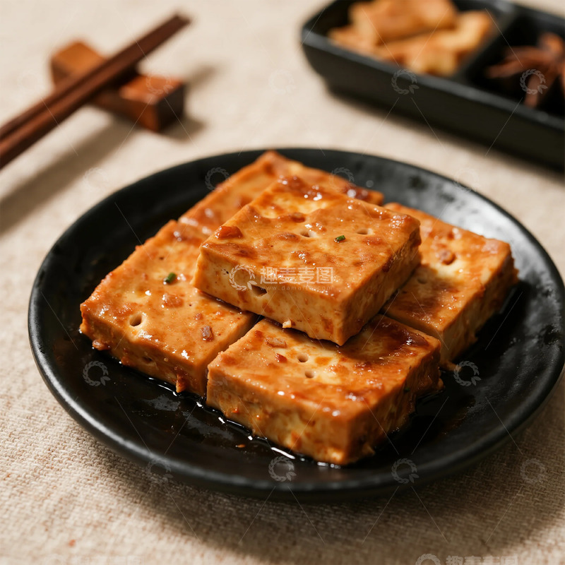 高清大图下载【趣麦麦图】中式美食香辣豆腐干