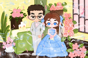 婚礼的幸福时刻