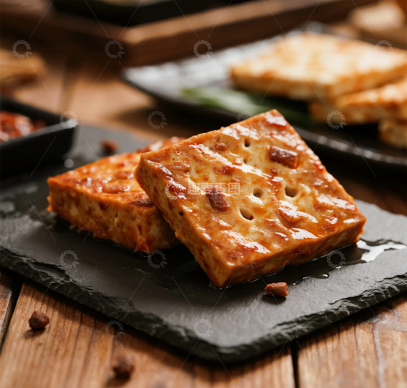 高清大图下载【趣麦麦图】香脆豆腐干美食摄影